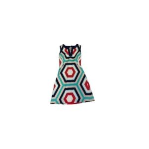 Kate Spade Multicoloured Geometric Print Dress - Women’s Size 4